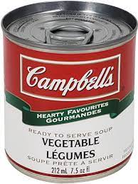 Campbells Vegetable Soup, 212 mL