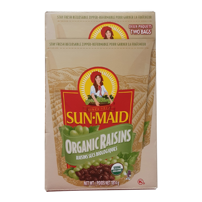 Sun Maid Organic Raisins, 1814 g