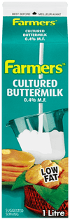 Farmers Cultured Buttermilk, 1L