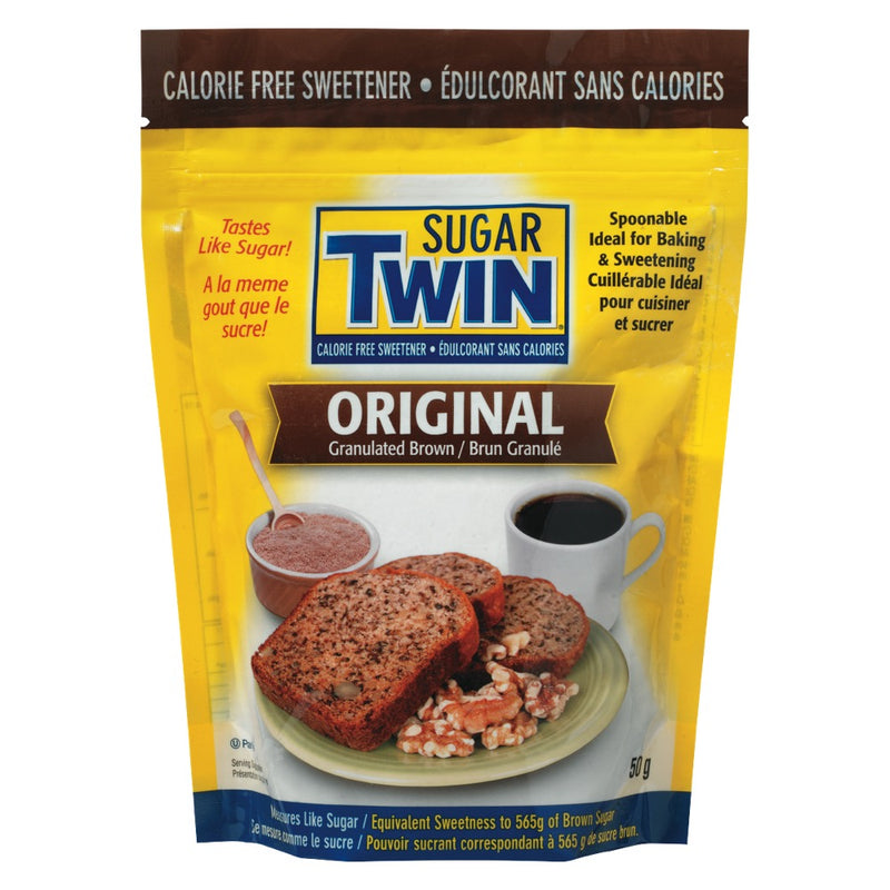 Sugar Twin Calorie Free Sweetener Original Granulated Brown, 58 g
