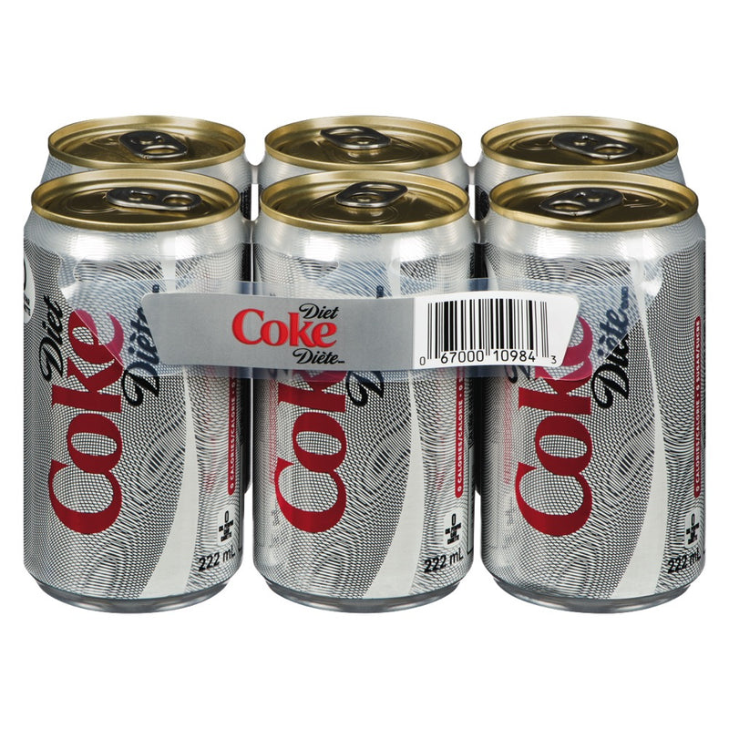 Coca Cola Diet, 6 x 22mL