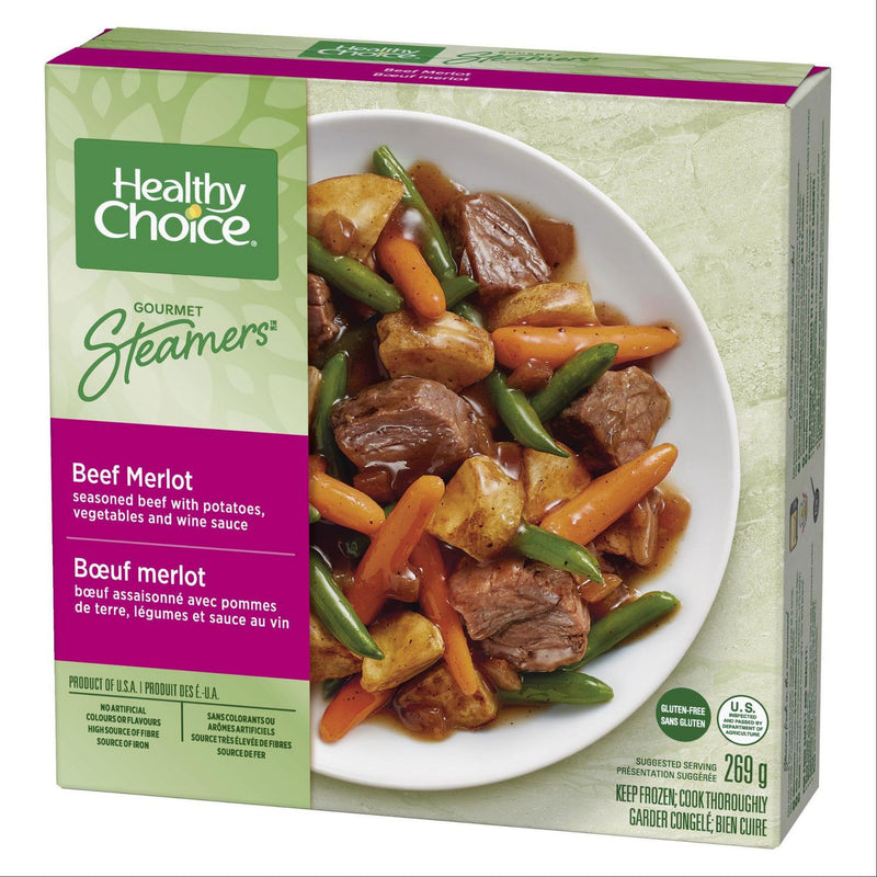 Healthy Choice Gourmet Steamers Beef Merlot, 269 g