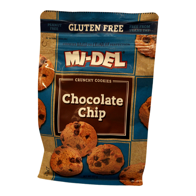 Mi-Del Gluten Free Chocolate Chip Cookies, 227 g