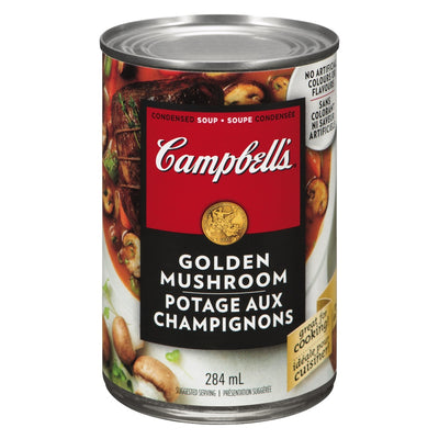 Campbell's Golden Mushroom Condensed Soup, 284 mL