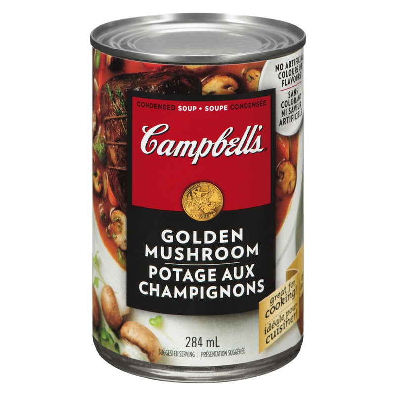 Campbell's Golden Mushroom Condensed Soup, 284 mL