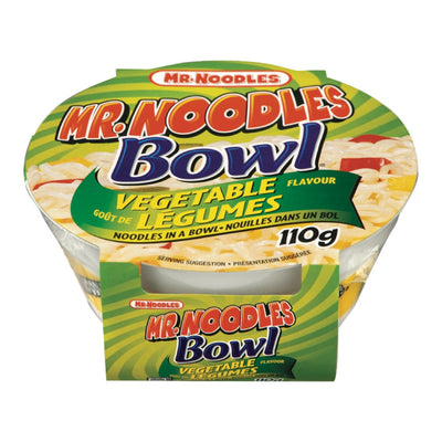 Mr. Noodles Vegetable Noodles Bowl, 110 g