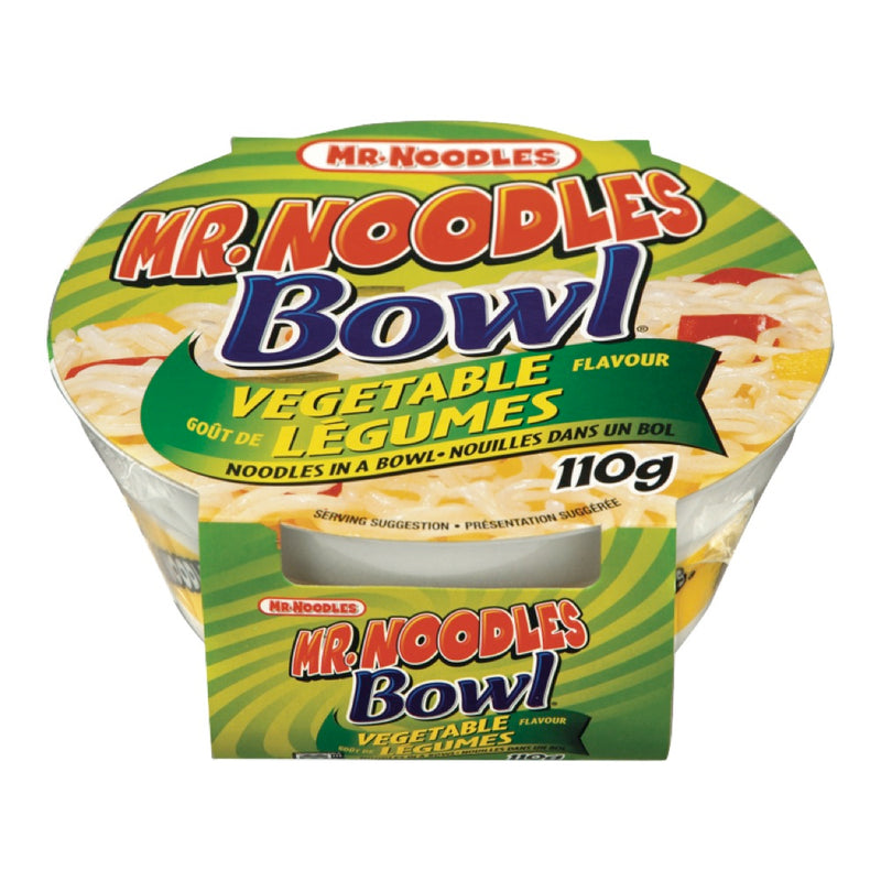 Mr. Noodles Vegetable Noodles Bowl, 110 g