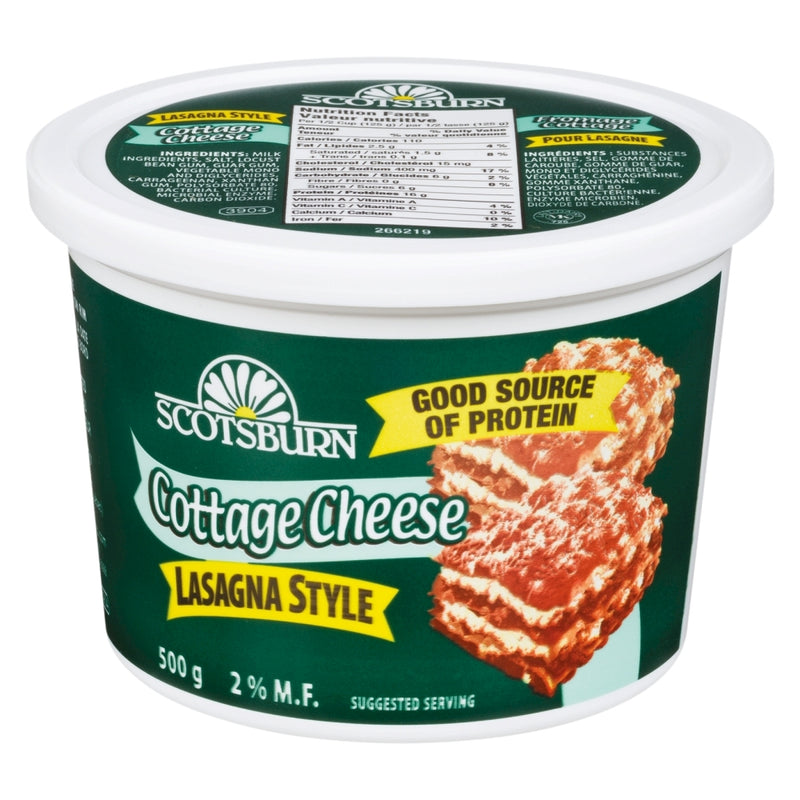 Scotsburn 2% Cottage Cheese Lasagna Style, 500 g