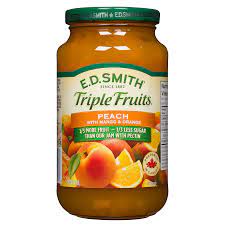 E.D Smith Triple Fruits Peach With Mango & Orange, 500 mL