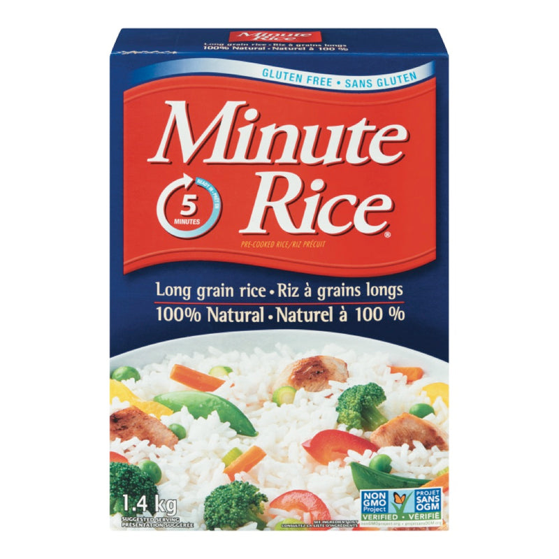 Minute Rice Long Grain White Rice, 1.4 kg