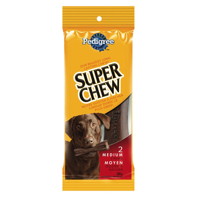 Pedigree Super Chew Medium, 2 count, 260 g