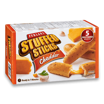 FURLANI STUFFED CHEDDAR BREADSTICKS