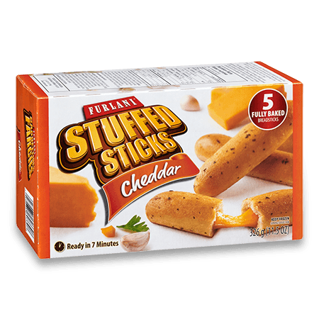 FURLANI STUFFED CHEDDAR BREADSTICKS