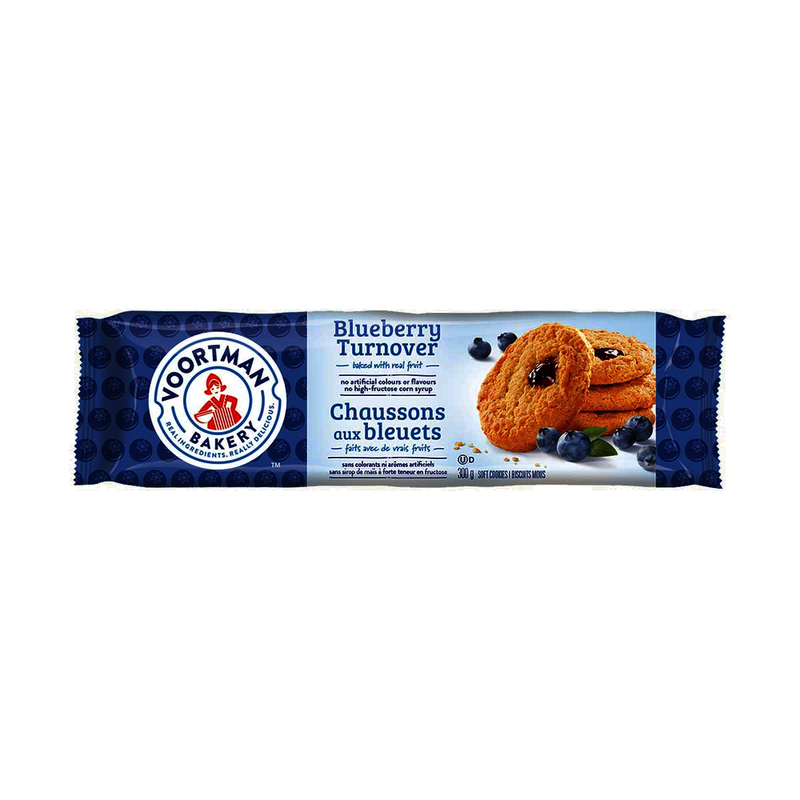 Voortman Soft Blueberry Turnover Cookies, 300 g