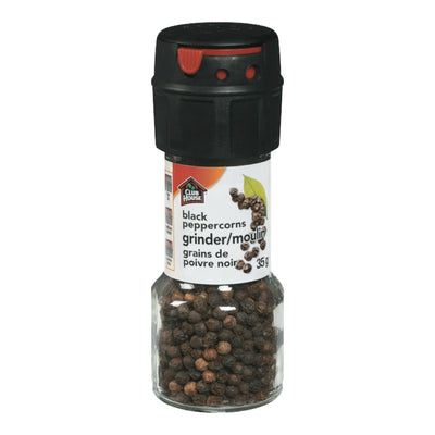 Club House Black Peppercorns Grinder, 35 g