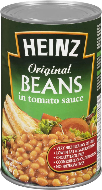 HEINZ ORIGINAL BEANS IN TOMATO SAUCE, 1.30 kg