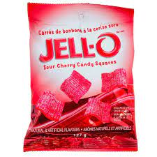 JELLO SOUR CHERRY SQUARES