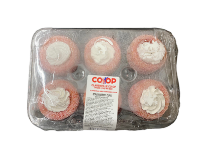 Strawberry Cups, 6 ct