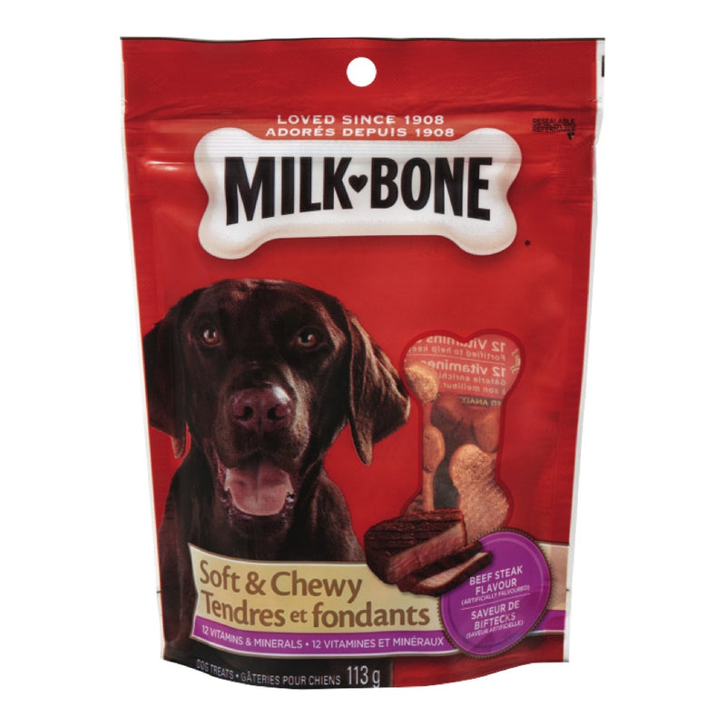Milk Bone Soft & Chewy Steak, 113 g