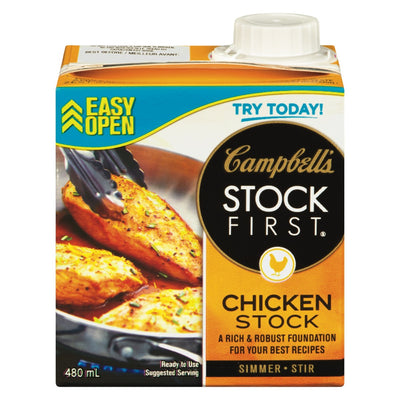 Campbell's Chicken Stock, 480 mL