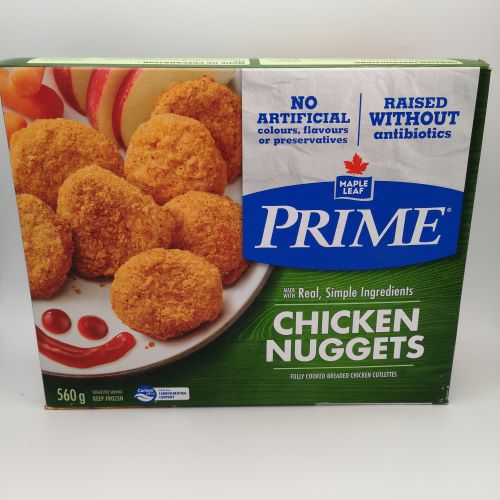 Maple Leaf Prime Chicken Nuggets, 560 g