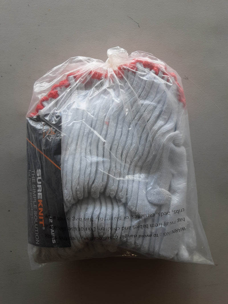 NYLON WORK GLOVES SM