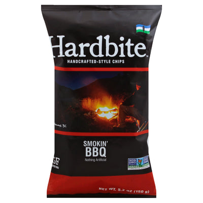 Hardbite Smokin' BBQ Flavoured Kettle-Cooked Potato Chips, 150 g