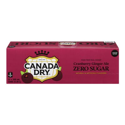 CANADA DRY CRANBERRY GINGER AL