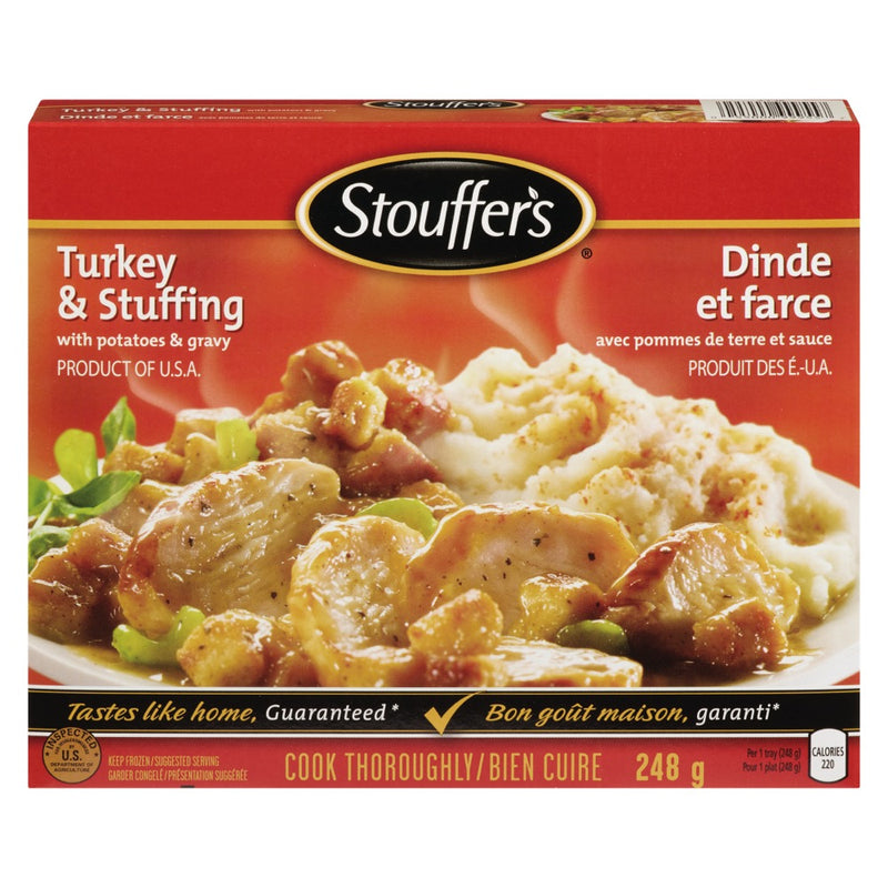 Stouffer's Turkey & Stuffing With Potatoes & Gravy, 248 g