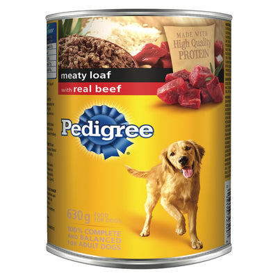 Pedigree Meaty Loaf Beef, 630 g