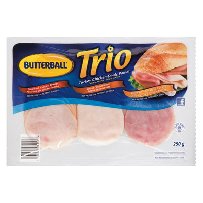 Butterball Trio Turkey/Chicken/Ham, 250 g