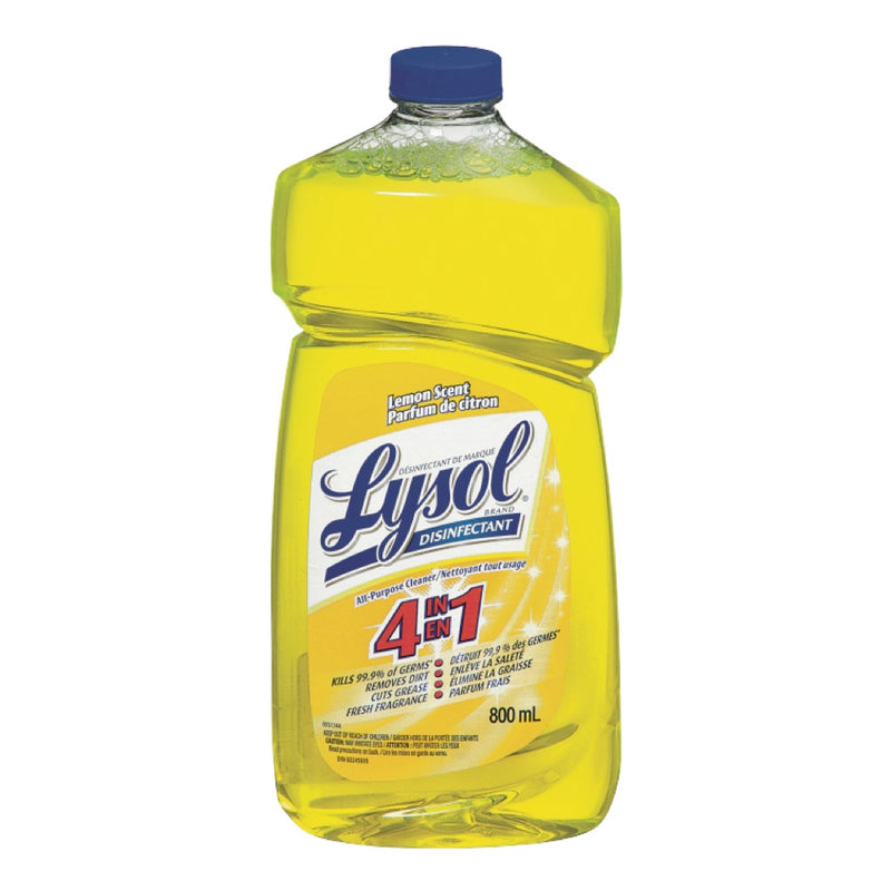 Lysol Disinfectant Lemon Scent, 800 mL