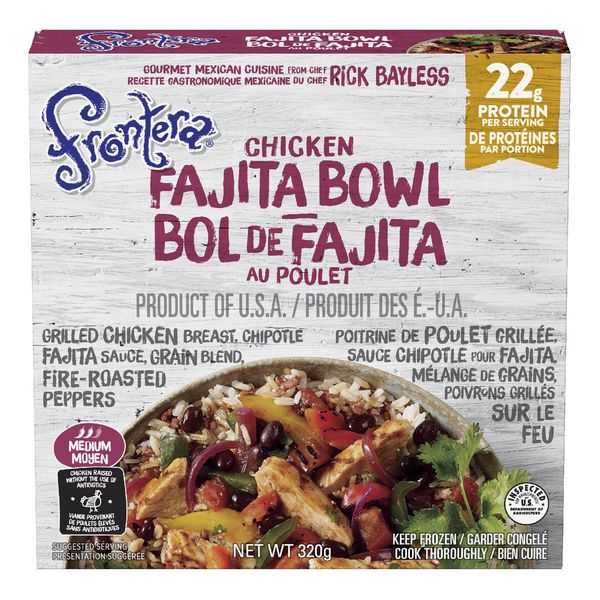 Frontera Chicken Fajita Bowl, 320 g