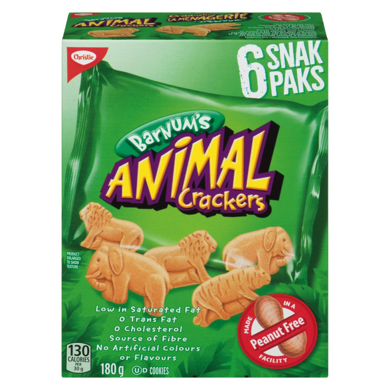 Christie Barnum's Animal Crackers Snack Pack, 180 g