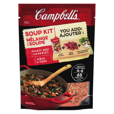 Campbell's Soup Kit Hearty Beef And Barley, 128 g