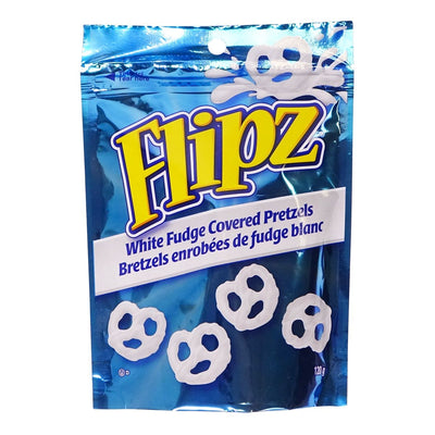 FLIPZ WHITE CHOCOLATE FUDGE PRETZELS, 120 g