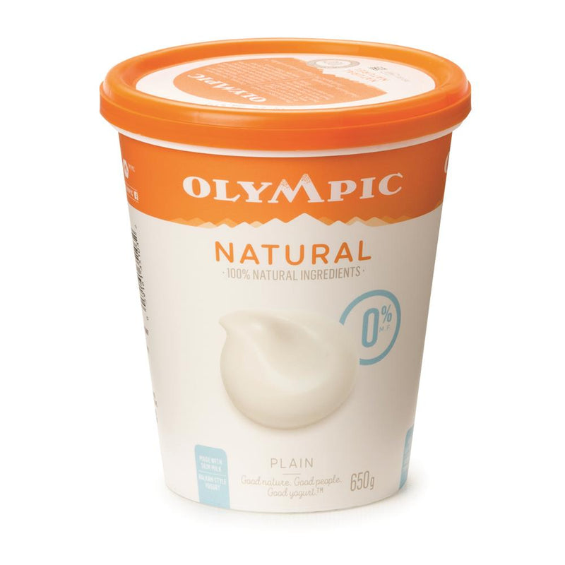 Olympic Natural Yogurt Plain, 650 g