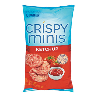 Quaker Crispy Minis Ketchup Rice Chips, 100 g