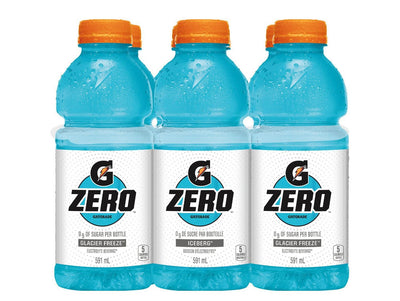 Gatorade Zero Glacier Freeze, 591 mL, 6 ct