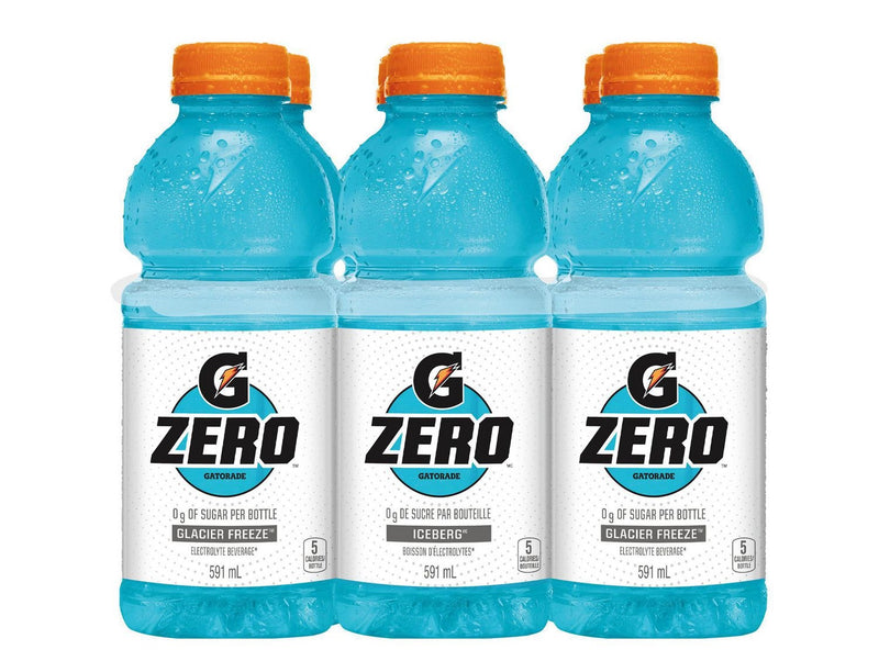 Gatorade Zero Glacier Freeze, 591 mL, 6 ct