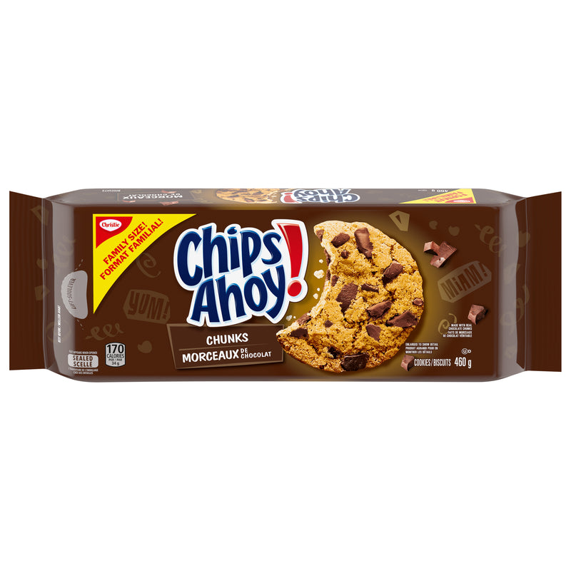 Christie Chips Ahoy! Chunks Chocolate Chip Cookies, 460 g
