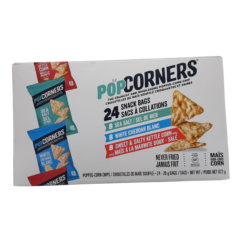 Pop Corners Corn Chips, 24 ct