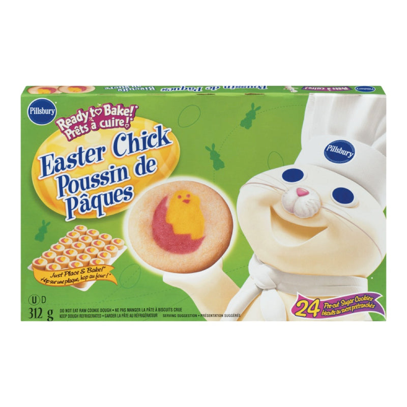 Pillsbury Ready to Bake Easter Chick Cookies 312G