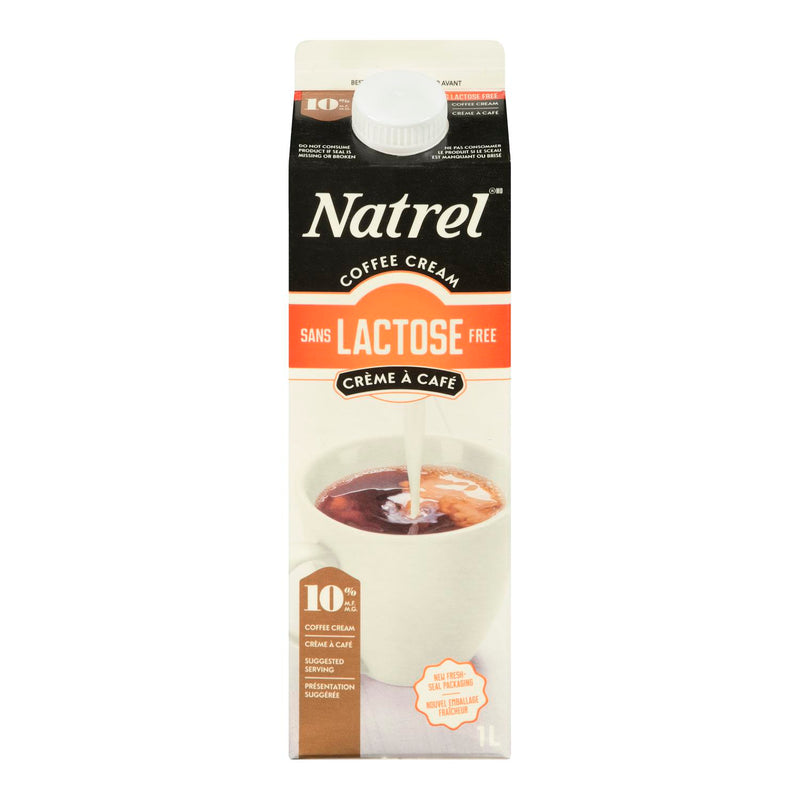 Natrel 10% Coffee Cream Lactose Free, 1L