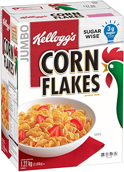 Kellogg's Corn Flakes Cereal, 1.22 kg