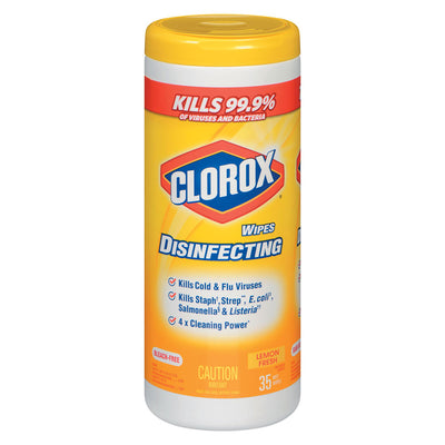 Clorox Disinfecting Wipes Lemon Fresh, 35 ct