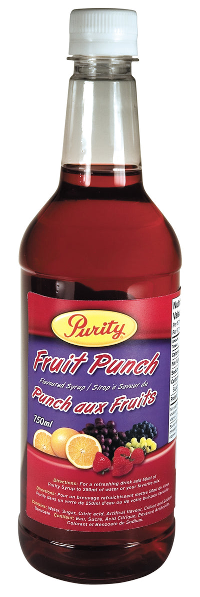 Purity Syrup Fruit Punch, 750 ml