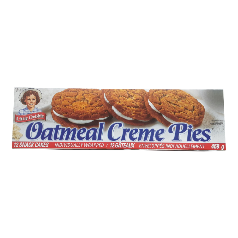 LITTLE DEBBIE OATMEAL CREAM PIES, 459g