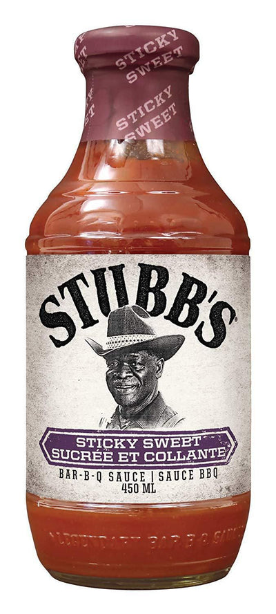 Stubb's Sticky & Sweet BBQ Sauce, 450 mL