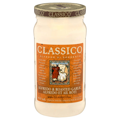 Classico Roasted Garlic Alfredo Pasta Sauce, 410 mL